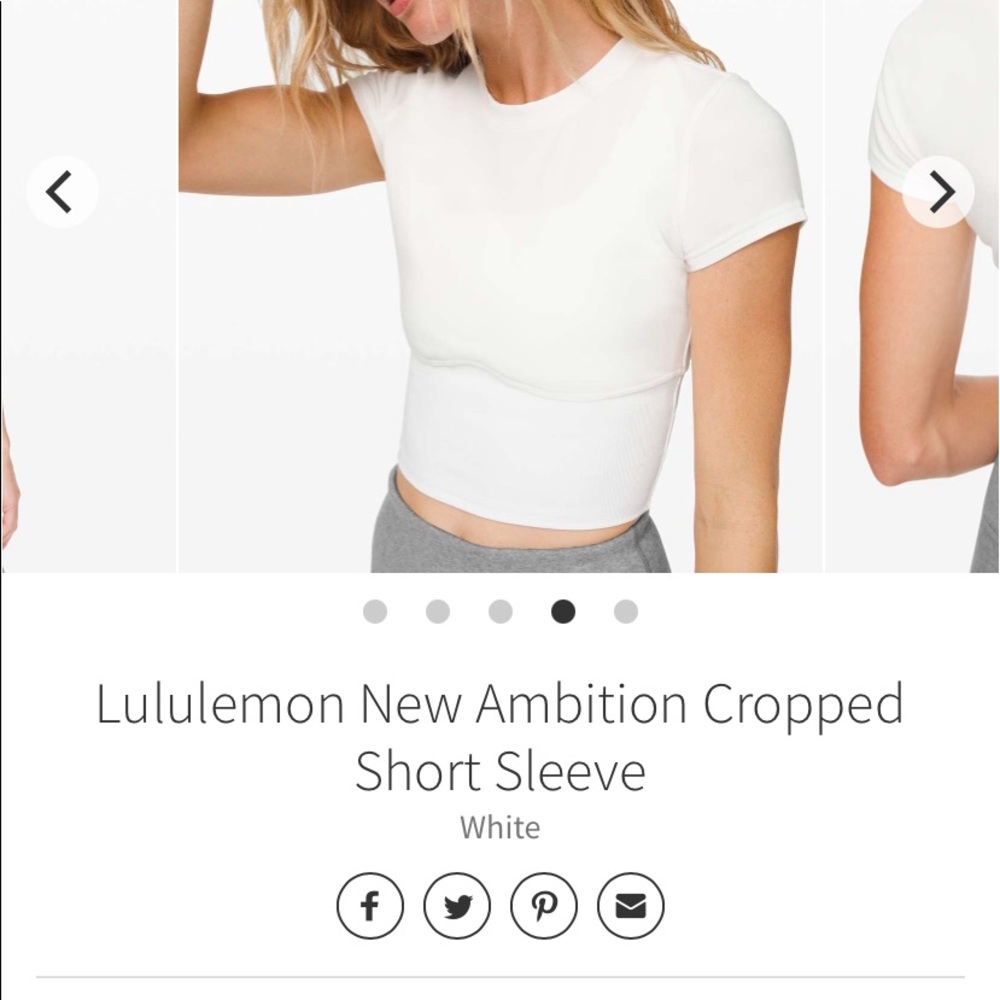 LOOKING TO BUY LULUS NEW AMBITION CROP TOP